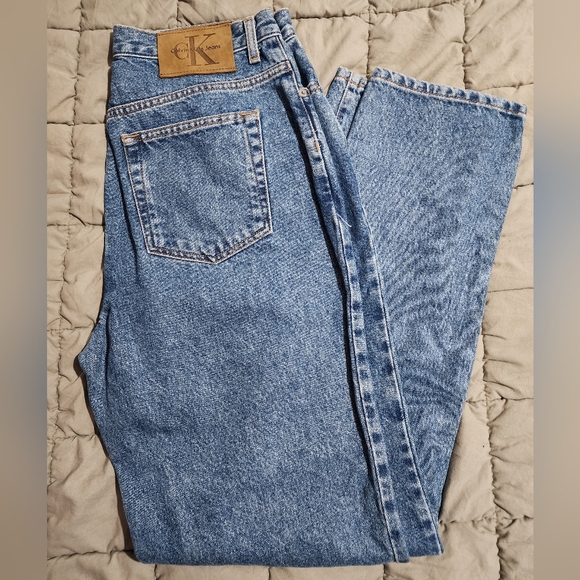 Calvin Klein Classic Blue Jeans Size 12 - Picture 1 of 5